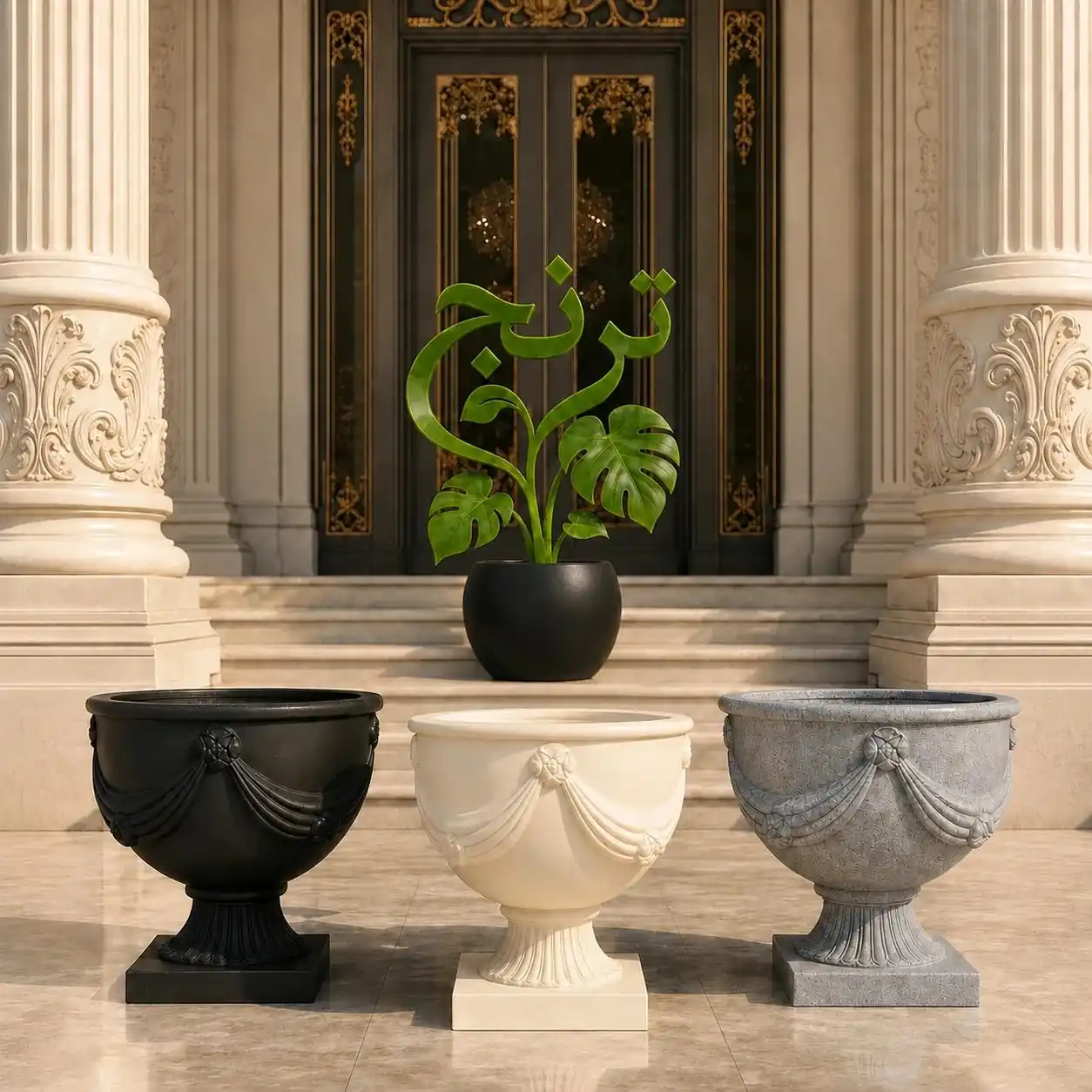 گلدان پلیمری